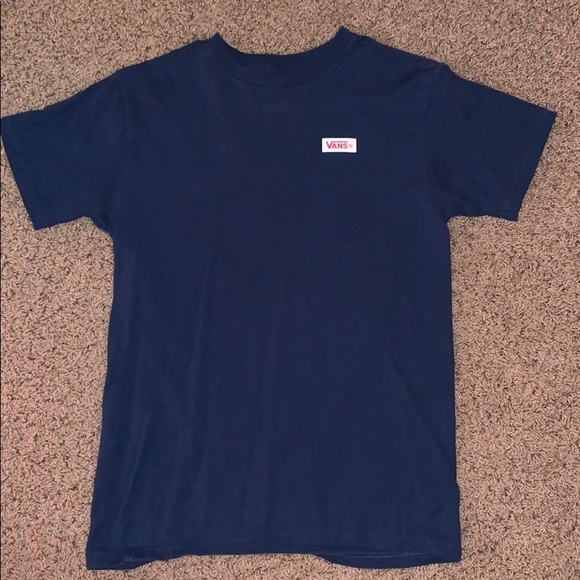 men’s small navy blue vans t-shirt - Picture 1 of 3